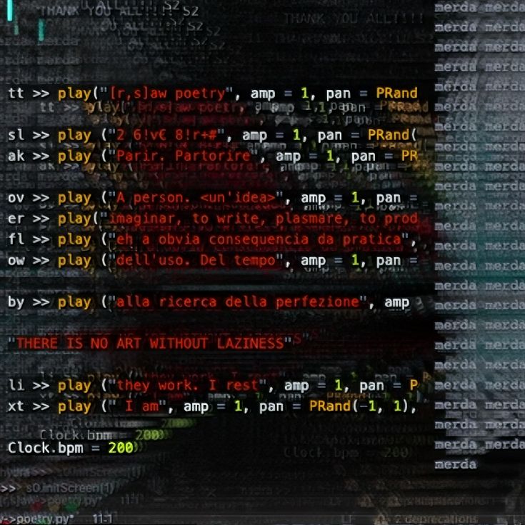 "lixt - (r,s)aw poetry . slack overflow"